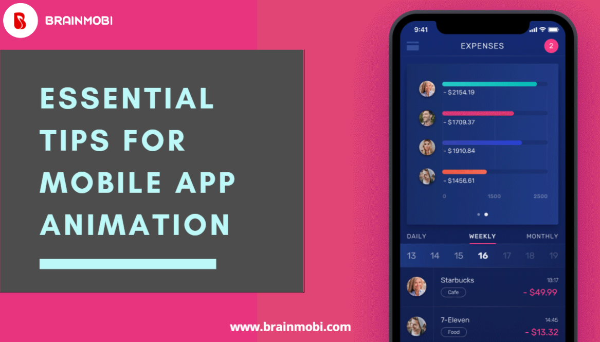 Essential Tips For Mobile App Animation · Mobile App Development